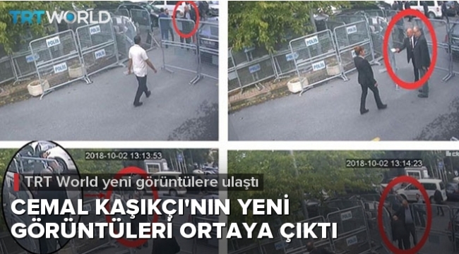 Kaşıkçı'nın Konsolosluğa girmeden önceki son görüntüleri ortaya çıktı