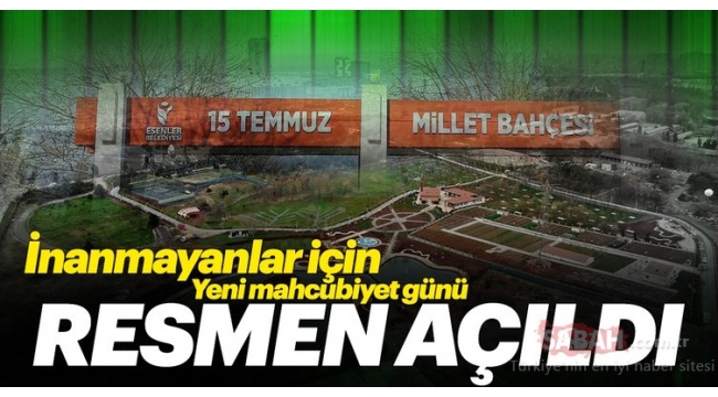 Erdoğan, 15 Temmuz Millet Bahçesi'ni gezdi