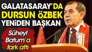 Galatasaray'da Dursun Özbek yeniden başkan seçildi 