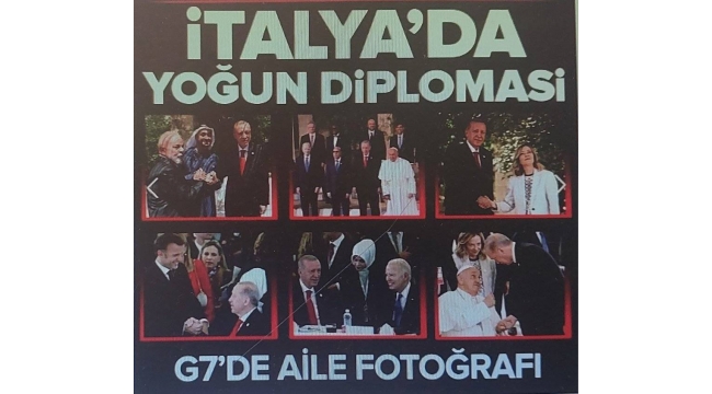 İtalya'da diplomasi trafiği! G7 Zirvesi'nde ABD Başkanı Joe Biden ile mini zirve 