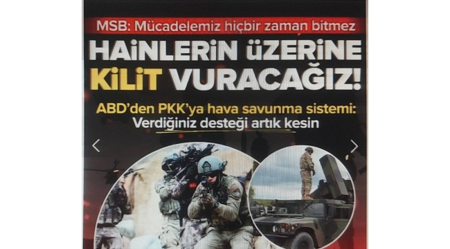 Türkiye'den ABD'de net çağrı! MSB'den açıklama geldi: PKK'ya desteğinizi sonlandırın  