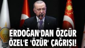 Başkan Erdoğan'dan Özel'e tepki: Millete özür borcu var 