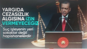 Başkan Erdoğan: Suç işleyenlerin yeri sokaklar değildir 