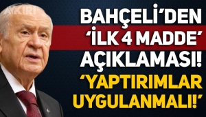 Devlet Bahçeli'den MHP'nin MYK-MDP toplantısı sonrası flaş açıklamalar 