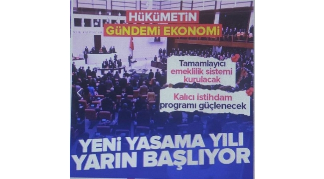 Yeni yasama yılı 1 Ekim'de başlıyor! İşte Meclis'in gündemindeki konular 