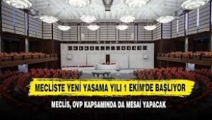 Yeni yasama yılı 1 Ekim'de başlıyor! İşte Meclis'in gündemindeki konular 