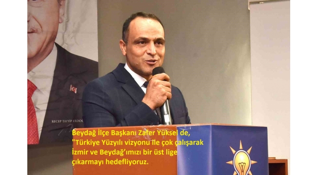 AK Parti Beydağ İlçe 8. Olağan Kongresi'nde önemli mesajlar verildi 