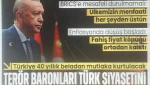 Kabine Toplantısı sonrası Başkan Erdoğan önemli açıklamalarda bulundu: Terör baronları Türk siyasetini dizayn edemeyecek 