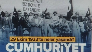 Türkiye Cumhuriyeti 101. yılını kutluyor