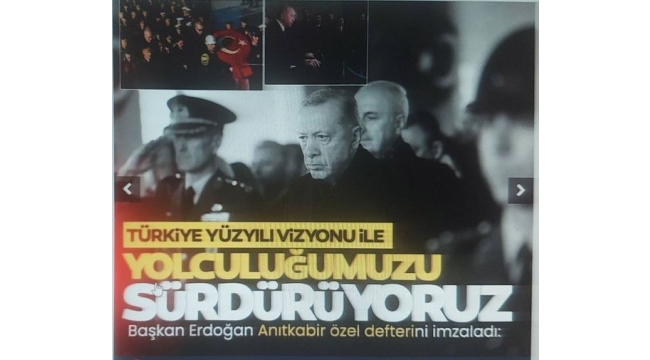 Atatürk'ü saygıyla anıyoruz... Erdoğan ve devlet erkanı Anıtkabir'i ziyaret etti: Büyük Türkiye vizyonuyla yolumuzda ilerliyoruz 