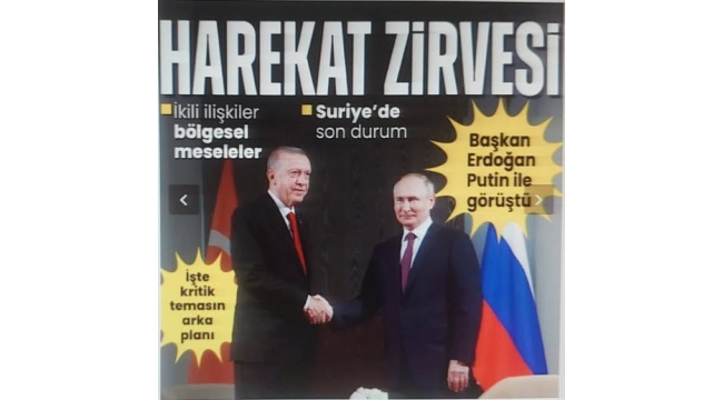 Başkan Erdoğan Rusya Devlet Başkanı Putin ile telefonda görüştü 