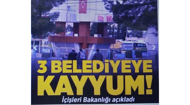 SON DAKİKA! Mardin, Batman ve Halfeti Belediyelerine Kayyum: İşte yeni görevlendirmeler! 