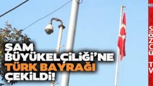 12 yıl sonra yeniden! Türkiye'nin Şam Büyükelçiliği faaliyete başladı | Türk bayrağı böyle çekildi 