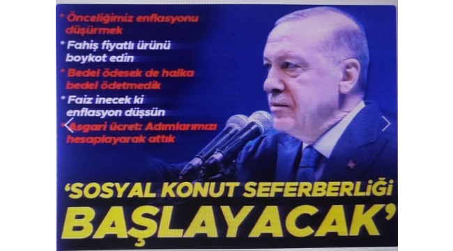 Başkan Erdoğan'dan Bursa'da net mesaj: 