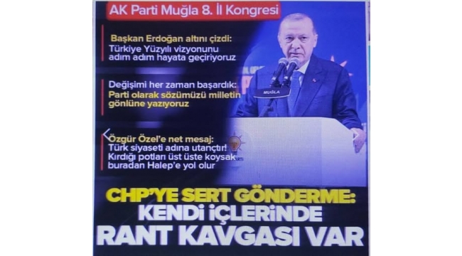 Başkan Erdoğan'dan Muğla'da CHP'ye salvolar: Küresel güçlerin soytarısı haline geldiler 