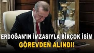 Cumhurbaşkanı Erdoğan imzaladı! Yeni atama kararları Resmi Gazete'de yayımlandı 