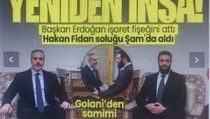 Hakan Fidan, Suriye’deki yeni yönetimin lideri Muhammed Colani ile görüştü 