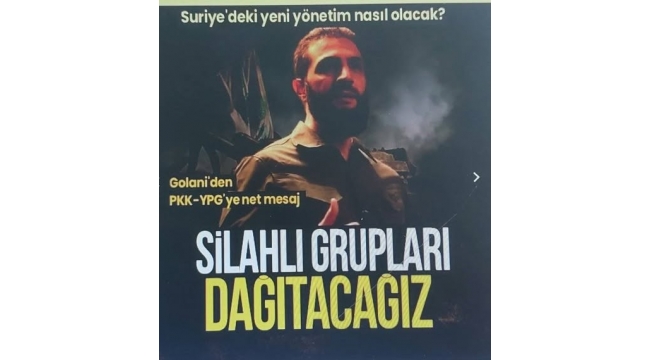 HTŞ Lideri Golani'den PKK'ya net uyarı: Suriye'deki silahlı grupları dağıtacağız | Uzman isim A Haber'de açıkladı: Şam’da resmi bir ordu kurulacak 