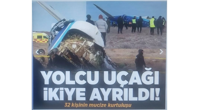 Kazakistan'da yolcu uçağı düştü! Feci kazada 38 kişi öldü | Ukrayna'dan sabotaj iddiası! 