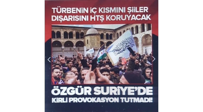 Özgür Suriye’de mezhep provokasyonu tutmadı!  