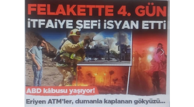 ABD savaş alanına döndü: Felakette 4. gün! Ölü sayısı artıyor, Los Angeles cehenneme döndü 