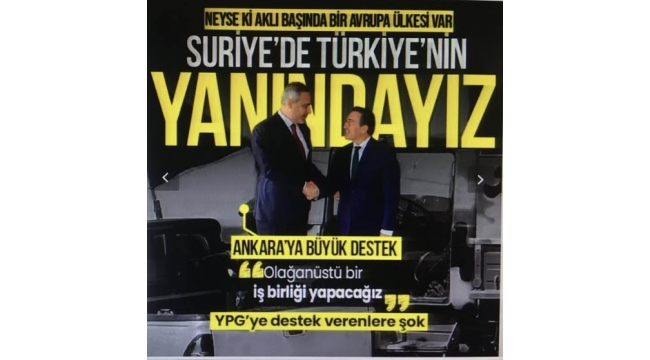 İspanya'dan Türkiye'ye terörle mücadelede tam destek: Suriye'de Ankara'nın yanındayız  