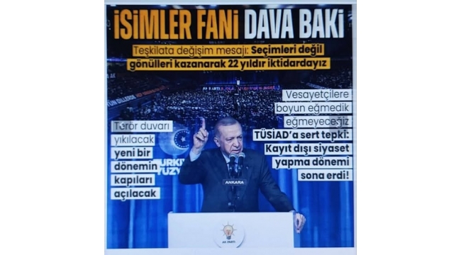 Başkan Erdoğan'dan AK Parti 8'inci Olağan Büyük Kongresi'nde önemli açıklamalar 