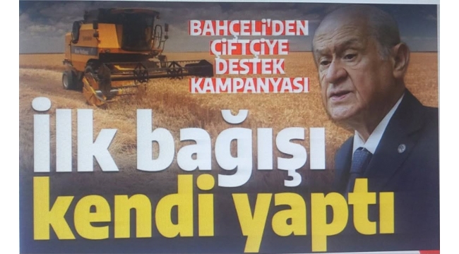 Devlet Bahçeli'den Sosyal Yardım Hamlesi: 