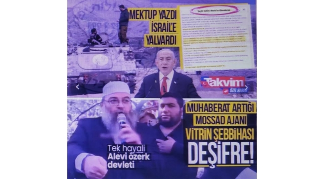 Muhaberat artığı MOSSAD ajanı! Kim bu vitrin şebbihası Selim Narlı? Mektupla Netanyahu'ya yalvardı... Tek hayali Alevi özerk devleti 