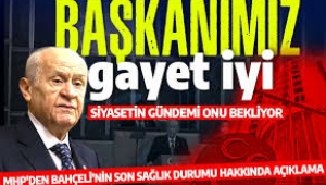 Siyasetin gündemi onu bekliyor! MHP lideri Bahçeli mesaiye ne zaman dönecek: İşte Bahçeli'nin son sağlık durumu... 