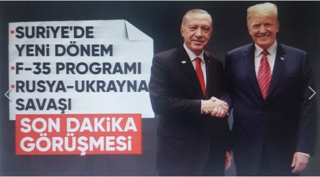 Son dakika... Cumhurbaşkanı Erdoğan ABD Başkanı Trump ile görüştü 